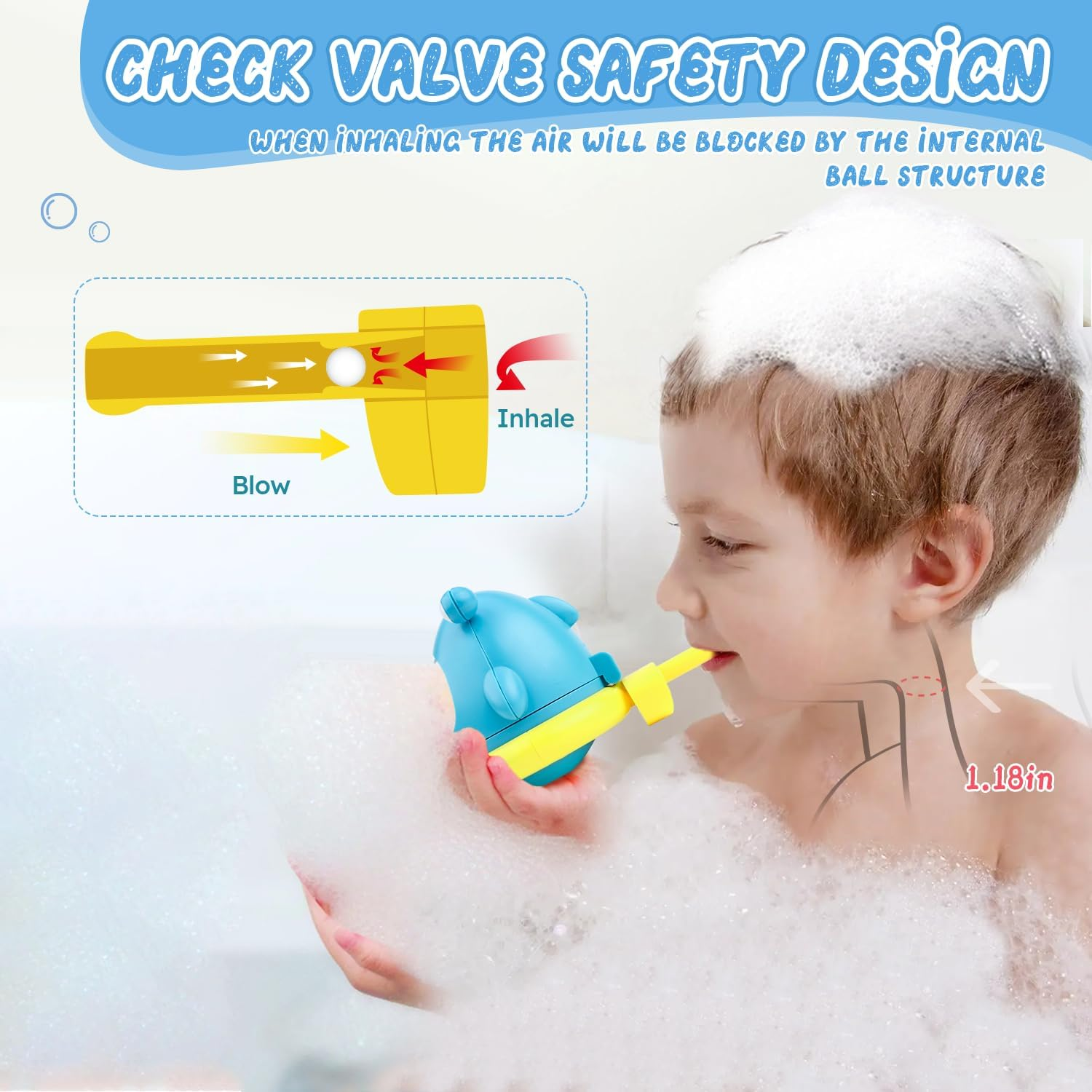 Shark Bubble Maker Manual Bubble Bath for Hand Crank Design Interactive Ocean Themed Bathing Fun