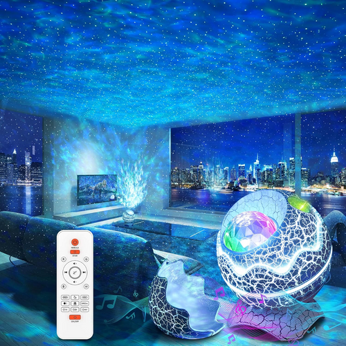 Galaxy Projector, Star Projector for Bedroom, Night Lights for Kids Room with White Noise, Bluetooth Speaker, Timer and Remote, Room Decor, Gifts for Girls, Boys, Adults, Christmas, Birthday