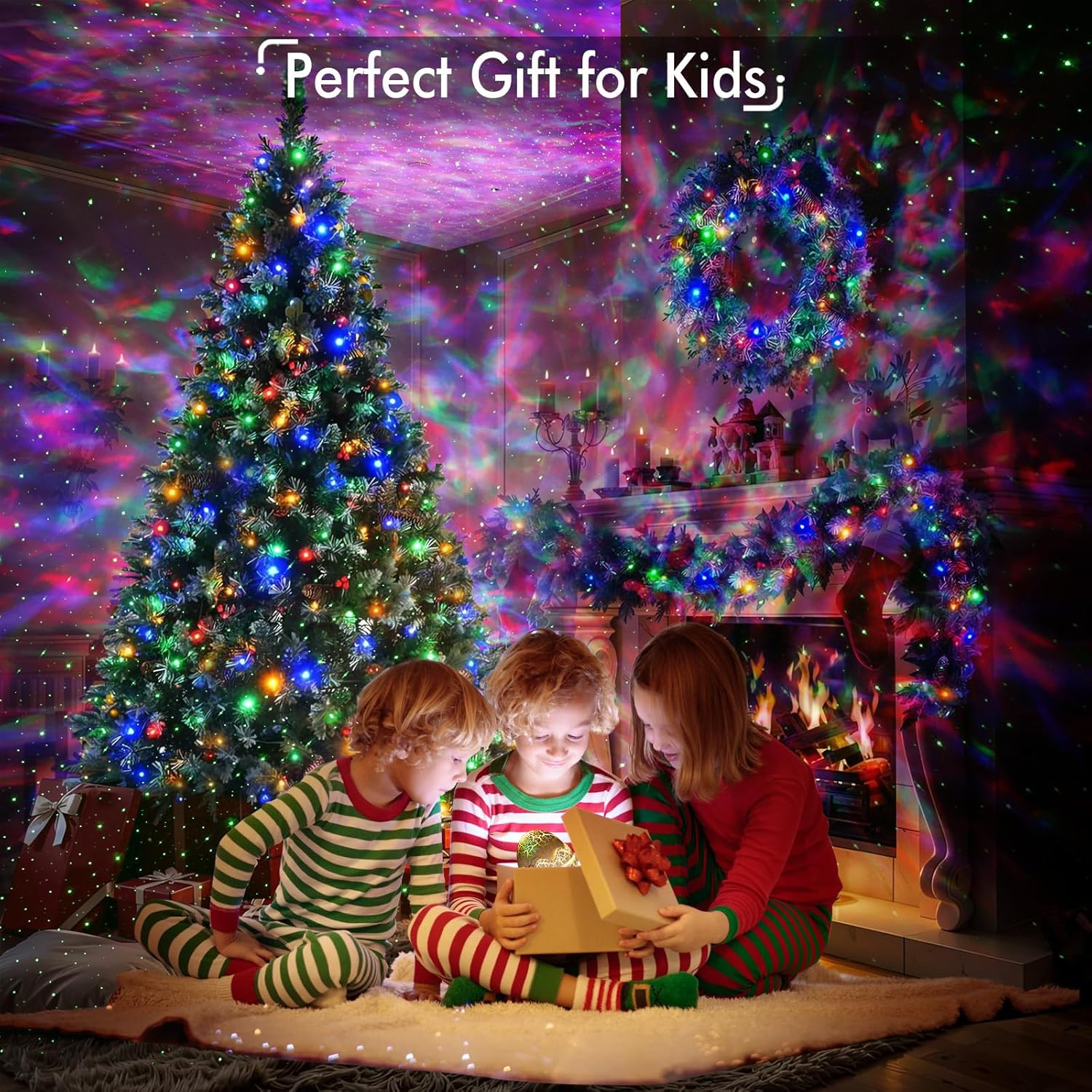 Galaxy Projector, Star Projector for Bedroom, Night Lights for Kids Room with White Noise, Bluetooth Speaker, Timer and Remote, Room Decor, Gifts for Girls, Boys, Adults, Christmas, Birthday